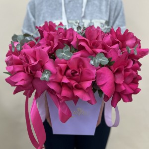 Букет дня с розами Звездная ночь